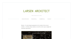 Desktop Screenshot of larsenarchitect.com