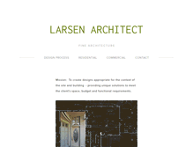 Tablet Screenshot of larsenarchitect.com